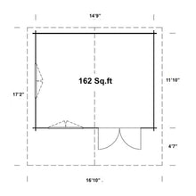 Load image into Gallery viewer, 12x15 Cabin Clifton