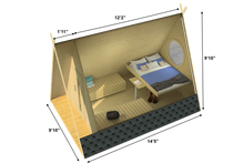 Load image into Gallery viewer, AFrame Camping 10' x 15'