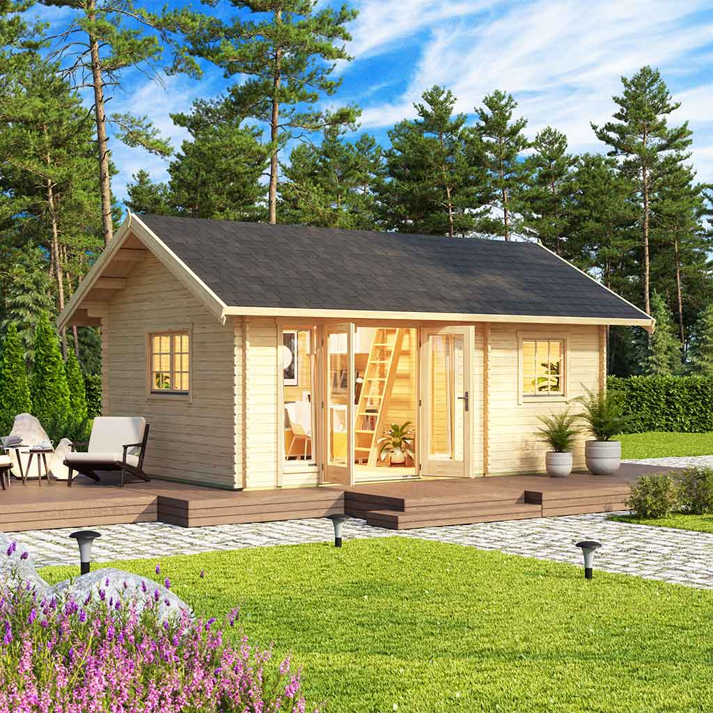 Whole Wood Cabins logo
