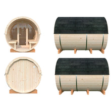 Load image into Gallery viewer, Outdoor Barrel Sauna, 4 - 6 persons