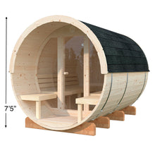 Load image into Gallery viewer, Outdoor Barrel Sauna, 4 - 6 persons