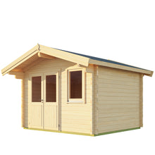 Load image into Gallery viewer, Whole Wood Natural Wood Color Cabin Tyrol on White BackGround by WholeWoodCabins