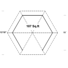 Load image into Gallery viewer, Gazebo Keystone Floor Plan by WholeWoodCabins