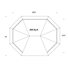 Load image into Gallery viewer, 20X18 Gazebo Keystone