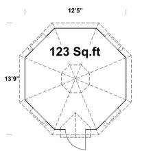 Load image into Gallery viewer, Two Harbors BBQ Hut 123 Sq.Ft