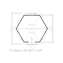 Load image into Gallery viewer, Two Harbors BBQ Hut 94 Sq.Ft
