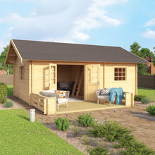 Load image into Gallery viewer, Wooden Cabin in the backyard, 3D picture