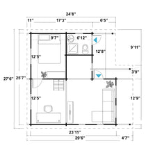 Load image into Gallery viewer, Tallahassee 502 Sq.Ft Loft Model
