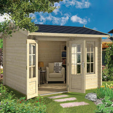 Load image into Gallery viewer, Natural Color Wooden Backyard Cabin Concord by Whole Wood Cabins