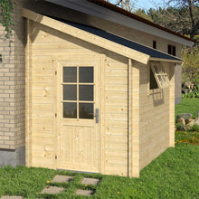 Load image into Gallery viewer, Whole Wood Cabins Shed Sanibel Near The Brick wall