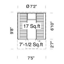 Load image into Gallery viewer, Outdoor Barrel Sauna, 4 - 6 persons
