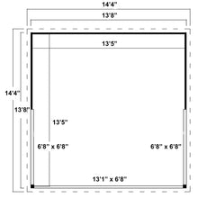 Load image into Gallery viewer, Modern Flat Roof and Big Facade And Corner Windows Natural Wood Backyard Cabin and Home Office Tampa Floor Plan by WholeWoodCabins
