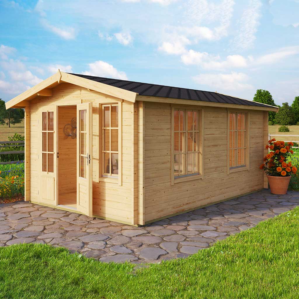 10x16 Cabin Fort Knox & Bar