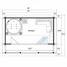 Load image into Gallery viewer, 13x18 Cabin Plymouth
