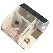 Load image into Gallery viewer, Outdoor Sauna 330, 4-6 persons
