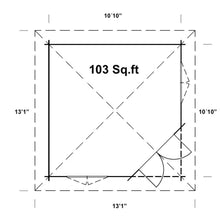 Load image into Gallery viewer, 11X11 Cabin Aruba
