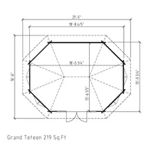 Load image into Gallery viewer, 19X14 Pavilion Grand Teton
